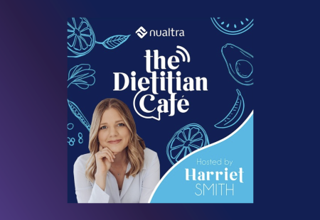 The Dietitian Cafe episode featuring Julia and dietitian Jen Fielder.